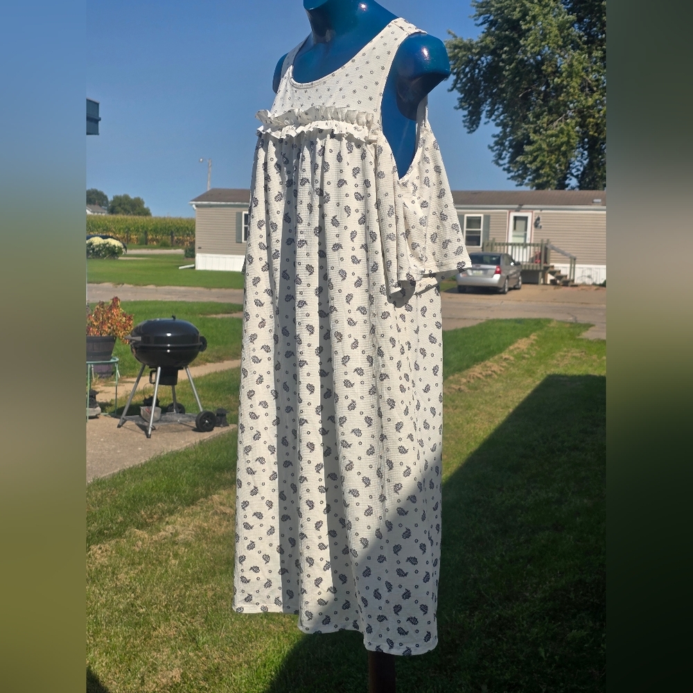 Cold shoulder boho dress
